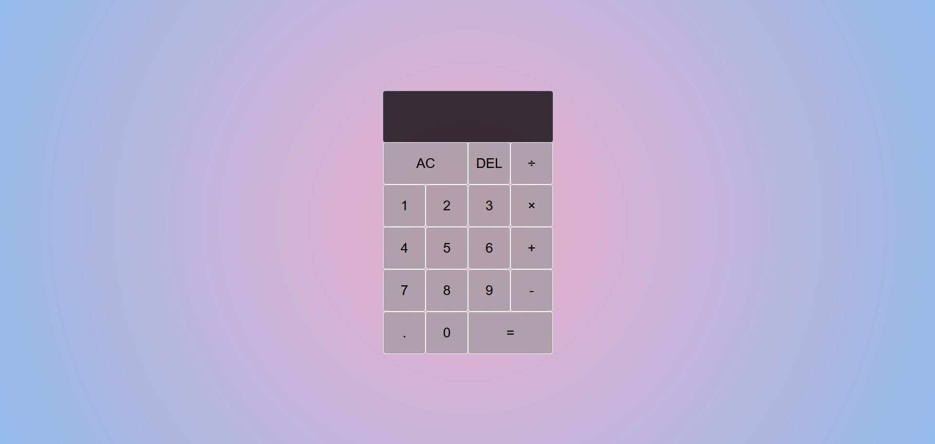 Web Calculator<